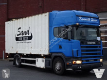 Ciężarówka BDF używana Scania 114-380 Manual gearbox-training truck BDF + Containerbox