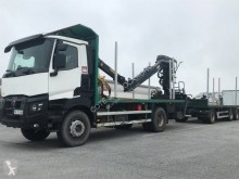 Camion transport buşteni Renault Gamme K 460.19 DTI 11