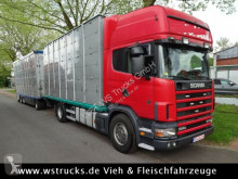 Kamyon at taşıma vanı ikinci el araç Scania 164/580 Topline 2 Stock V8