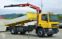 Camión caja abierta DAF CF 75.310 * Kipper 5,20 m + KRAN