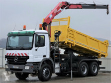 Mercedes plató teherautó Actros 3332 Kipper 5,20m Bordmatic+KRAN !