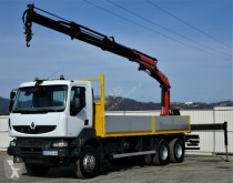 Camion Renault Kerax 370 DXI* Pritsche 6,70m+Kran*6x4Topzustand cassone usato