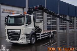 DAF flatbed truck СF 480 FAN Hiab 37 TM laadkraan Fabrieksnieuw