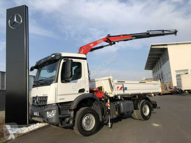 Voir les photos Camion Mercedes Arocs 1832 KK 4x2 Kipper + Kran + Funk