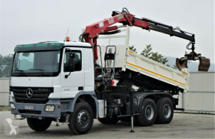 Mercedes Actros 3336 Kipper 4,60m+Kran/FUNK Topzustand! truck used flatbed