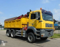 Ciężarówka platforma MAN 26.360 6x6 HMF 1560 EURO 3 Kran Kipper
