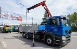 Camión MAN TGS 26.360 6x2 PALFINGER PK 11001 EURO 5 Kran caja abierta teleros usado