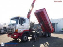 Camion benne Hino FY1EUKA tipper RHD + Palfinger E120L + grapple