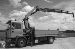 Camion benne MAN 18.414 with Palfinger crane