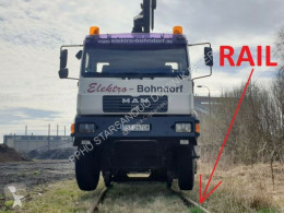 Kamion gondola MAN 18.280 4x4 HIAB 166 Road RAIL Two way Schiene