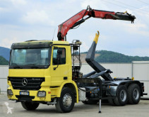 Mercedes flatbed truck Actros 2641 Abrollkipper 4,80m+ Kran*6x4*