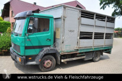 Camião Mercedes 814 mit Kaba Aufbau 6 Zylinder transporte de animais usado