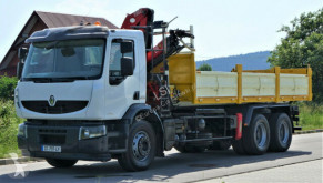 Kamión Renault Premium 320 DXI Kipper 6,20m+Kran/FUNK *6x4 valník ojazdený