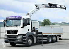 Camion MAN TGS 26.360 Pritsche 6,40 m+Kran/FUNK *6x2! plateau occasion