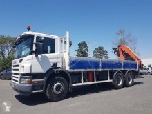 Camion platformă si obloane second-hand Scania P 340 CB