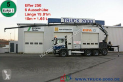 Camion platformă si obloane MAN TGS 35.400 8x4 Effer 250 6S 19.81m / 10m = 1.65t