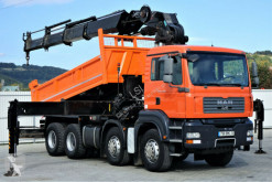 MAN plató teherautó TGA 35.400 Kipper 5,00 m+KRAN/FUNK HIAB 600*8x4!