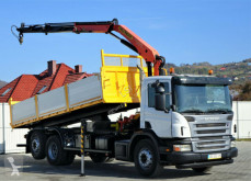 Camion Scania P340 Kipper 6,20m +Kran*6x2*Topzustand ribaltabile usato