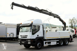 Camion plateau Iveco STRALIS 450 E5 EEV / 6X4 /CRANE HIAB 166/ REMOTE
