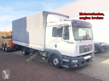Camion centinato alla francese MAN TGL 8.210 BL 4x2 8.210 BL 4x2 mit LBW, Motorschaden!