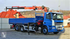DAF flatbed truck CF 85.410*Pritsche 6,00m+KRAN *6x2*Topzustand!