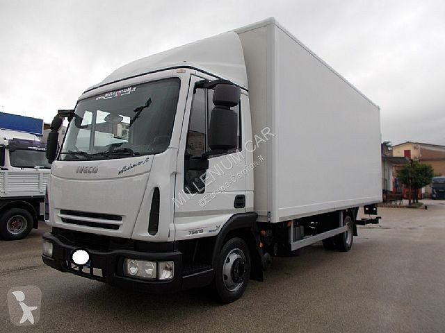 Camion Iveco Furgone Eurocargo Iveco - EUROCARGO 75E18 FURGONE 6 METRI ...