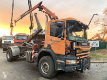 Camion benne Scania 94C-310 HOOK + CRANE PALFINGER PK 9001 - 2x HYDR / GANCHO + GRUA PK 9001 - STEEL SPRING / BALLIESTAS - MANUAL 4+4