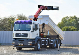 Camion MAN TGA 26.350 Kipper 5,40 m + Kran 6x4 Top Zustand ribaltabile usato