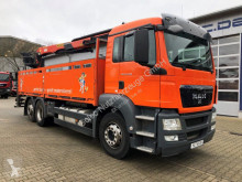 Camión MAN TGS 26.400 6x2 Pritsche Kran Palfinger PK 21001L caja abierta teleros usado