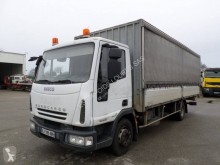 Teherautó Iveco Eurocargo 100 E 22 használt ponyvával felszerelt plató