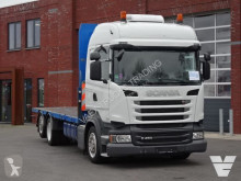 Vrachtwagen Scania R 450 tweedehands platte bak