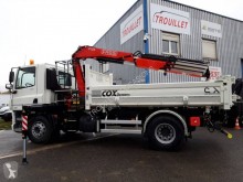 DAF hátra és egy oldalra billenő kocsi teherautó CF 320