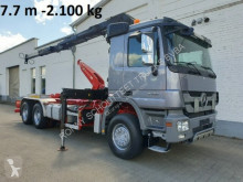 Camion polybenne Mercedes Actros 3 3 3348 L/6x4, Hiab Abroller Kran 1620 RZ/80