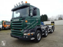 Camion multibenne Scania R420 Abrollkipper GERGEN lenkbare Liftachse