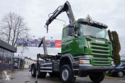 Camion benne Scania R 380 6x6 HIAB 144 EURO4 Abrollkipper Kran HOOK