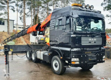 Ciężarówka platforma używana MAN TGA 26.460 6x6 H PALFINGER PK 36002 EURO 4 Cran