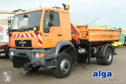Самосвал MAN 18.255 4x4. Allrad, Kran Atlas 65.2, Anbauplatte