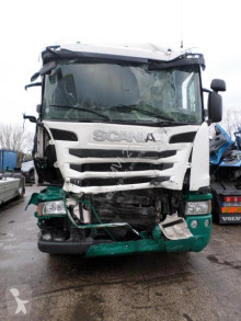 Scania G 320 truck damaged tautliner