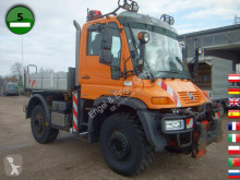 Camión caja abierta teleros Unimog U 400 405/12 Vario Pilot EURO 5 Klima SFZ