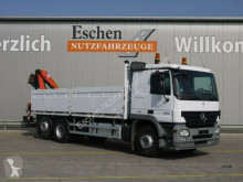Mercedes 2532 L 6x2 Pritsche Palfinger PK 12502,Funk,Lift truck used dropside