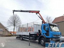 Renault Lander 310 - Palfinger 12tm kraan - 312500 km - ZF8 truck used flatbed