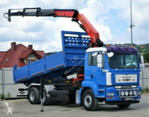 Camion plateau MAN TGA 26.400 Kipper 6,40 m + Kran* 6x4 Topzustand!
