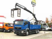 Camion MAN TG-S 26.440 6x2-2 LL Pritsche Heckkran Lift+Lenk, +Steinzange plateau occasion