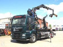 Camion multiplu MAN TGS MAN TG-S 26.500 6x2 Abrollkipper mit Kran Meiller Abrollkipper RK