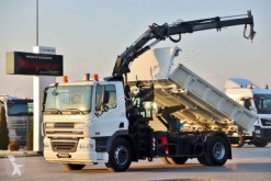 Ciężarówka platforma DAF CF 85.360/3 SIDED TIPPER/CRANE TEREX 135/2 BORTM