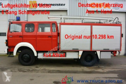 Teherautó Magirus-Deutz 120 - 23 AW LF16 4x4 V8 nur 10.298 km -Feuerwehr használt furgon