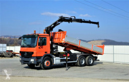 Teherautó Mercedes Actros 2636 Kipper 6,30m+KRAN/FUNK ! használt plató