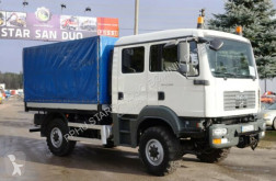 Teherautó MAN TGM 13.240 4x4 7 Sitzer DOKA WINCH használt platóoldalak plató