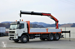 Volvo flatbed truck FM 12 340 Pritsche 6,90m + Kran/FUNK*6x4*