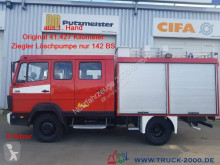 Camion fourgon Mercedes 814 D Feuerwehr Löschfahrz.+Tank 41TKM 9 Sitzer